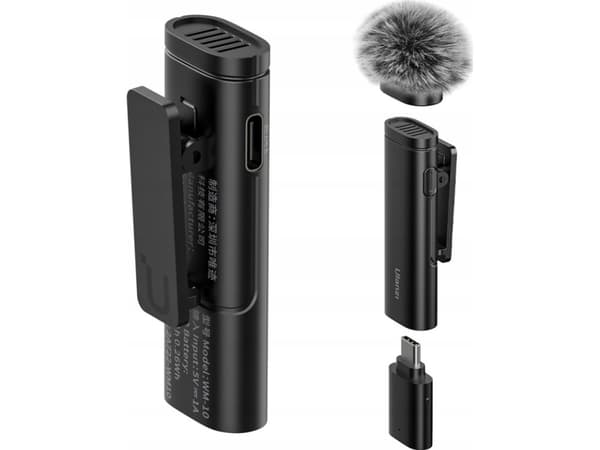 Ulanzi Mikrofon Trådløs Lavalier Mikrofon Ulanzi Clip For Telefon Usb Type-c Usb-c / Wm-10 / Sku:3328
