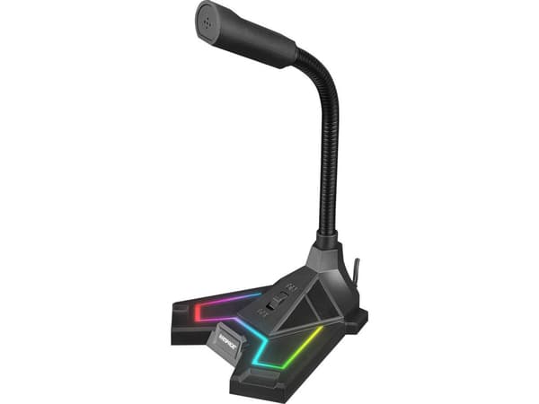 Rampage Rampage-mikrofoni SN-RMX2 USB-pelien RGB-pöytämikrofoni