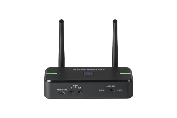 AVerMedia AW315BN, Handhållen mikrofon, RF Trådlös, 20 m, 100 - 8000 hz, Batteri, 5 V