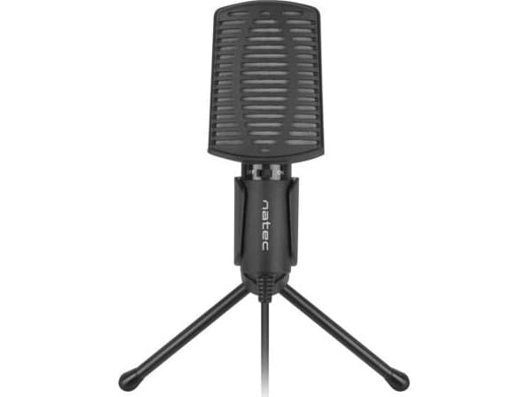 NATEC ASP, Mikrofon till bärbar dator, -47 dB, 100 - 16000 hz, 2200 O, Kardioid, Kondensator