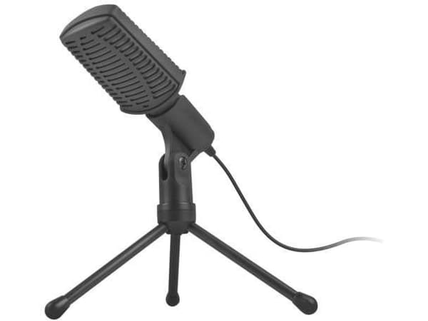 NATEC ASP, Mikrofon till bärbar dator, -47 dB, 100 - 16000 hz, 2200 O, Kardioid, Kondensator