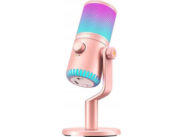 Mikrofon Maono DM30RGB (różowy)