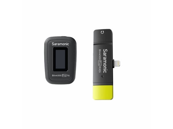 Saramonic Blink500 Pro B3, Lavalier-mikrofon, RF kabel-fri, 100 m, 50 - 18000 Hz, Batteri, Stasjonær mottaker