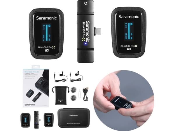Saramonic Saramonic Blink500 ProX B6 -mikrofoni (RXUC + TX + TX) langattomaan äänensiirtoon