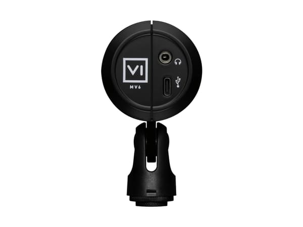 Shure MV6, Bordmikrofon, -34,7 dB, 50 - 15000 Hz, 24 bit, Kardioide, Koblet med ledninger (ikke trådløs)