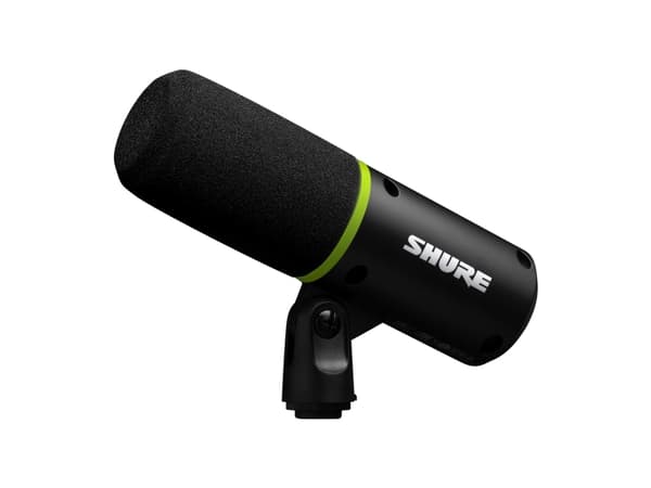 Shure MV6, Bordmikrofon, -34,7 dB, 50 - 15000 Hz, 24 bit, Kardioide, Koblet med ledninger (ikke trådløs)
