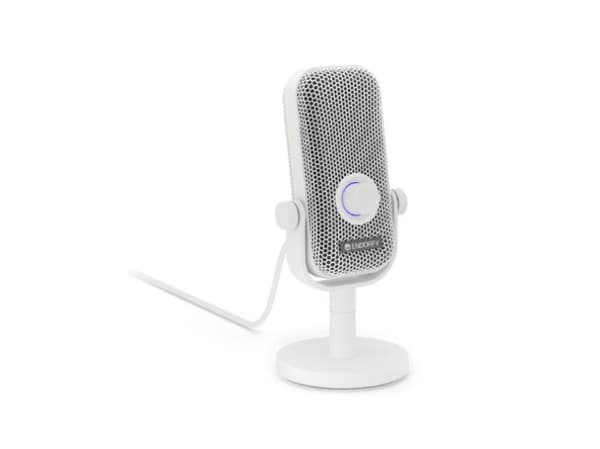 Endorfy Solum Voice S Onyx hvit mikrofon