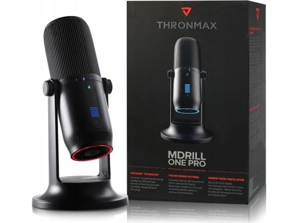Mikrofon Thronmax Mdrill One Pro Jet Black 96khz