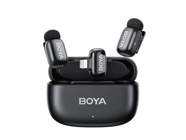 Kotelo Boya langaton mikrofoni mini-15 Lightning, musta