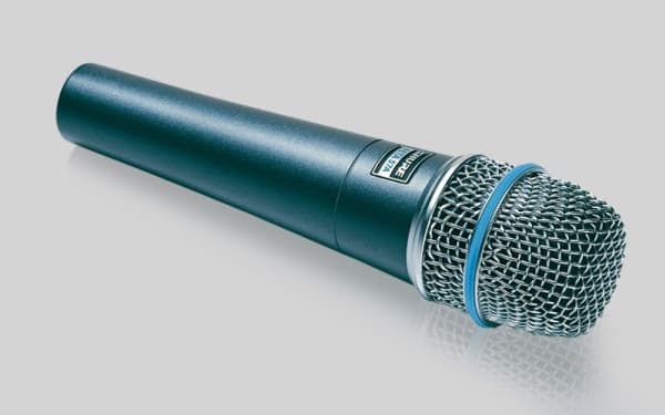 Shure Beta 57A - Mikrofon - aluminium, blå metallic