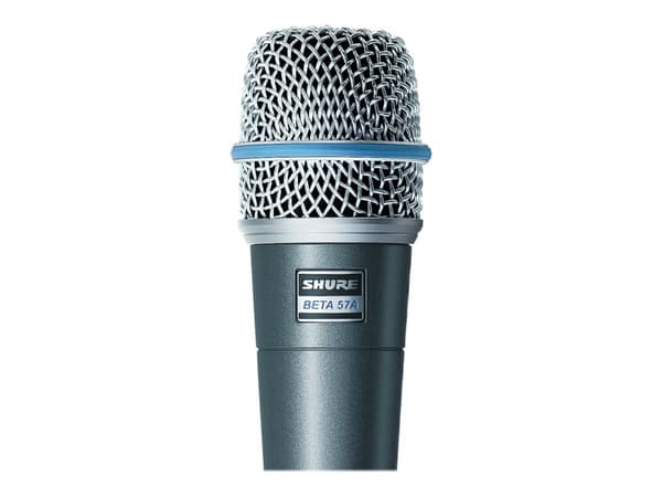 Shure Beta 57A, Lava-/esitysmikrofoni, -51 dB, 50 - 16000 Hz, Kardioidi, Langallinen, XLR-3