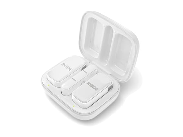 Rode Wireless Micro Lightning trådlöst mikrofonsystem, vit