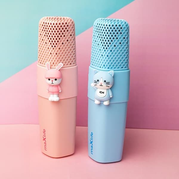 Maxlife Bluetooth Mikrofon med Högtalare Animal MXBM-500 - Rosa