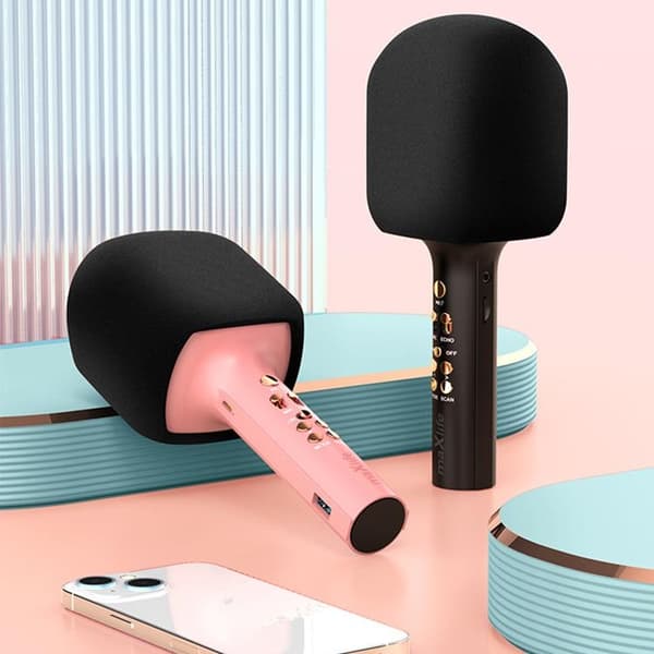 Maxlife Bluetooth Mikrofon med Högtalare MXBM-600 - Rosa