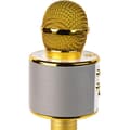Miniatyrbild 3 av 5: Denver Bluetooth Karaoke Mikrofon med inbyggd högtalare - Guld