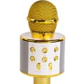 Miniatyrbild 4 av 5: Denver Bluetooth Karaoke Mikrofon med inbyggd högtalare - Guld