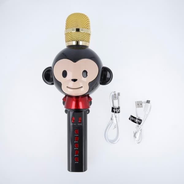 Maxlife Bluetooth-Mikrofon med Högtalare Djur MX-100 - Svart