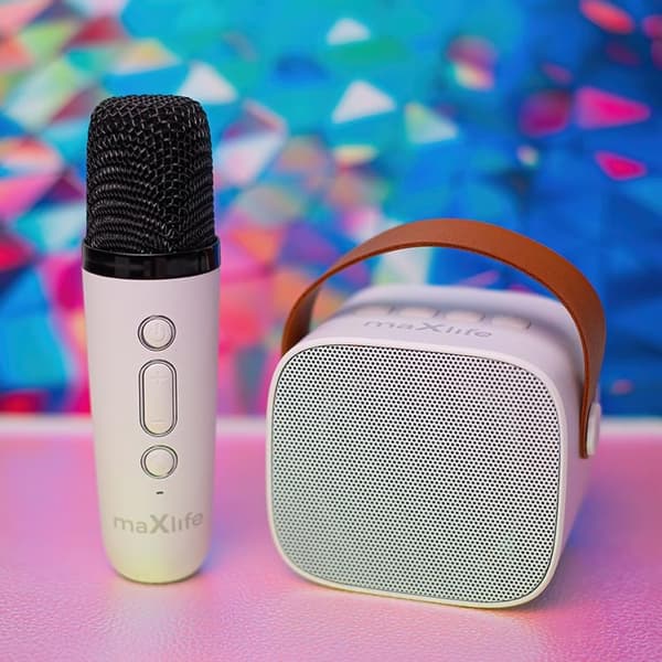 Maxlife Bluetooth Mikrofon och Högtalare MXKS-100 - Vit
