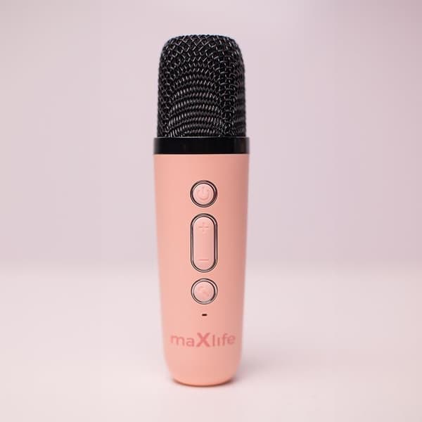 Maxlife Bluetooth Mikrofon och Högtalare MXKS-100 - Rosa