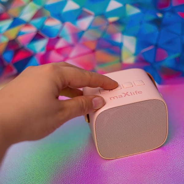 Maxlife Bluetooth Mikrofon och Högtalare MXKS-100 - Rosa