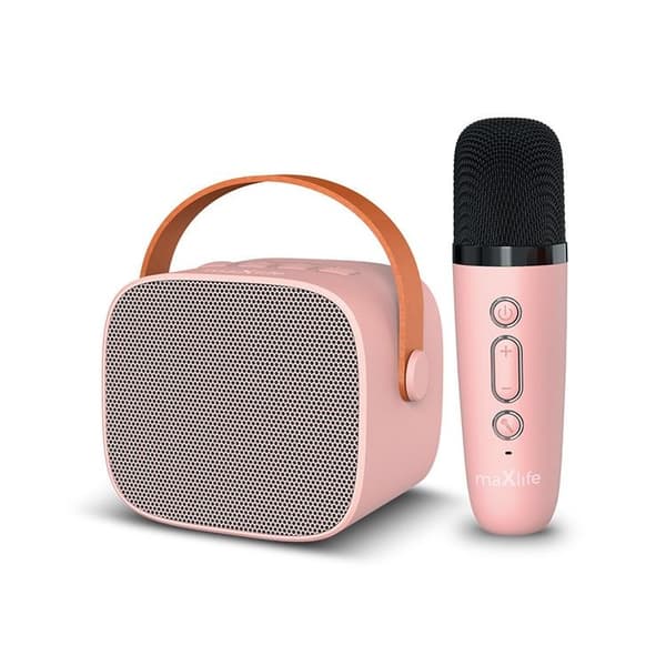 Maxlife Bluetooth Mikrofon och Högtalare MXKS-100 - Rosa