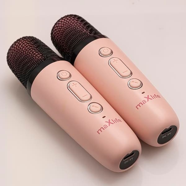 Maxlife Bluetooth Mikrofon och Högtalare MXKS-200 - Rosa