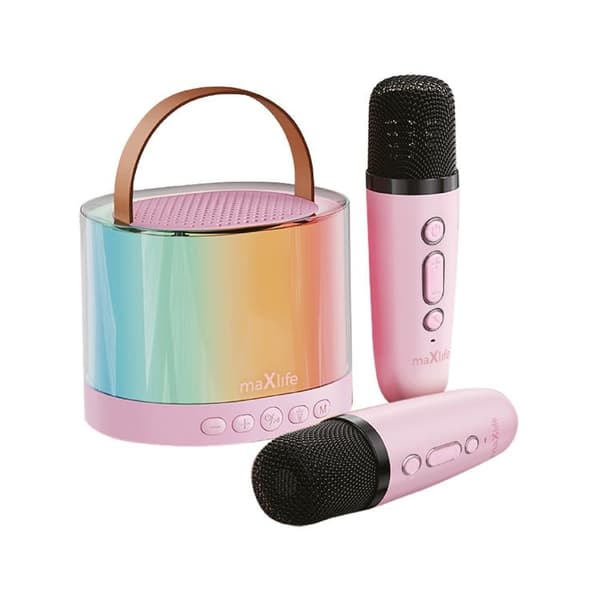 Maxlife Bluetooth Mikrofon och Högtalare MXKS-200 - Rosa