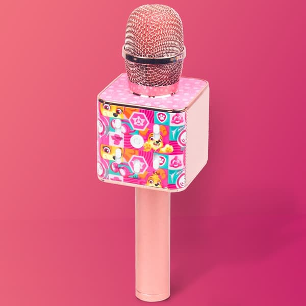 Paw Patrol Karaoke Bluetooth-Mikrofon med Högtalare - Rosa