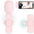 Miniatyrbild 4 av 5: 2-i-1 Trådlös Lavaliermikrofon USB-C Dubbel K1 - Rosa