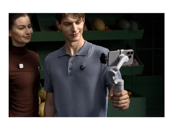 DJI Mic Mini - Mikrofonsystem - Apple Lightning, USB - svart