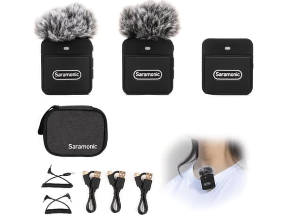 Mikrofon Saramonic Saramonic Blink100 B2 (RX + TX + TX) Zestaw do bezprzewodowej transmisji dźwięku