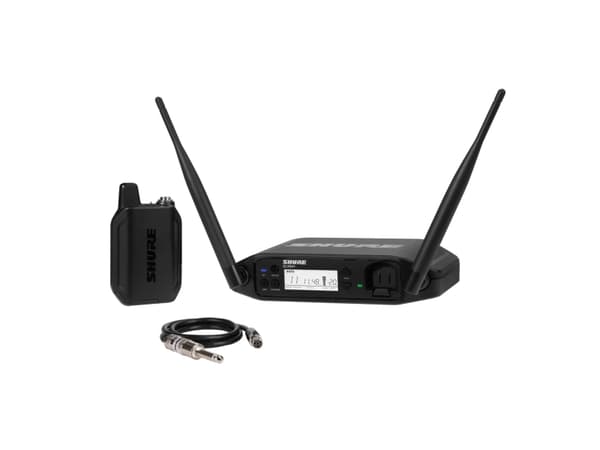Shure GLXD14+E-Z4, 50 - 20000 Hz, Stationary receiver, Metal, Removable, Bodypack transmitter, Metal
