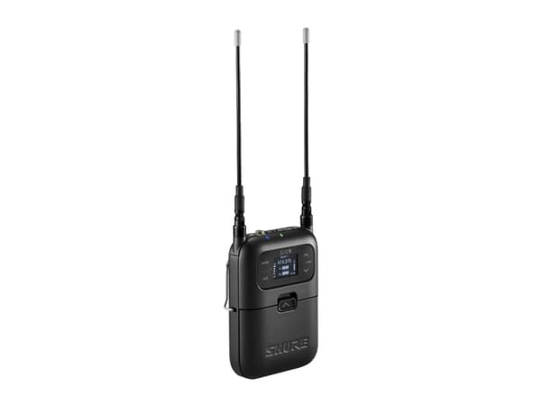 Shure SLXD5-J53, Bodypack transmitter, 20 - 20000 Hz, Ultra High Frequency (UHF), 118 dB, OLED, Black