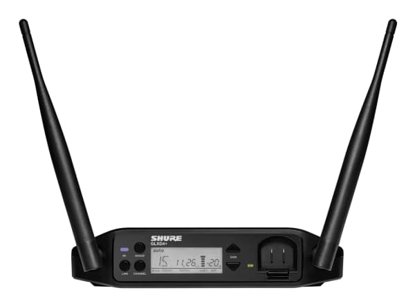 Shure GLXD14+E/SM31-Z4, Headset microphone, Condenser microphone, 50 - 20000 Hz, Stationary receiver, Metal, Removable