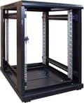 Miniatyrbillede 7 af 8: 15U mini serverskab med perforeret låge 600x600x860mm (BxDxH)