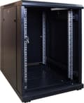 Miniatyrbillede 7 af 9: 15U mini serverskab med glaslåge 600x800x860mm (BxDxH)