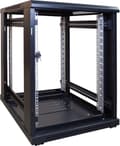 Miniatyrbillede 8 af 9: 15U mini serverskab med glaslåge 600x800x860mm (BxDxH)