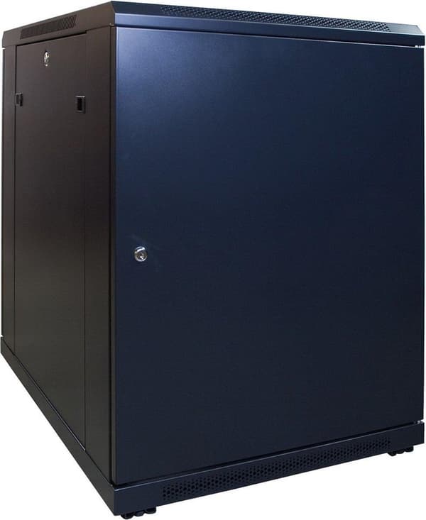 15U mini serverskab med glaslåge 600x800x860mm (BxDxH)