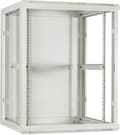 Miniatyrbillede 5 af 7: 15U hvidt overskab med glaslåge 600x600x770mm
