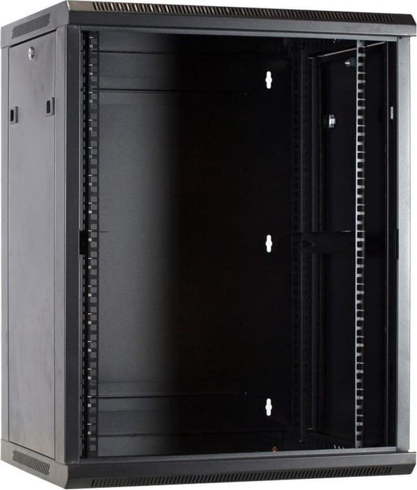 15U overskab med glaslåge 600x600x770mm