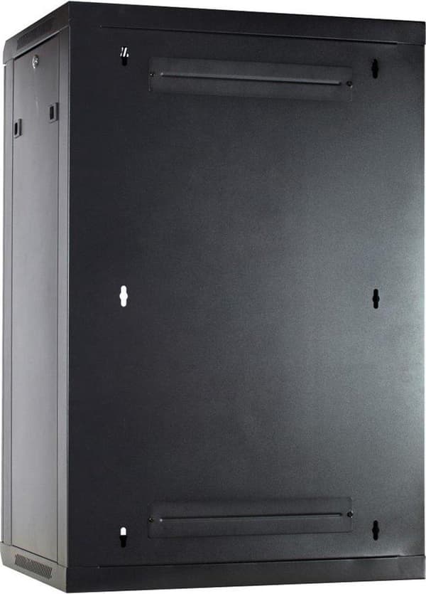 18U overskab med glaslåge 600x450x900mm