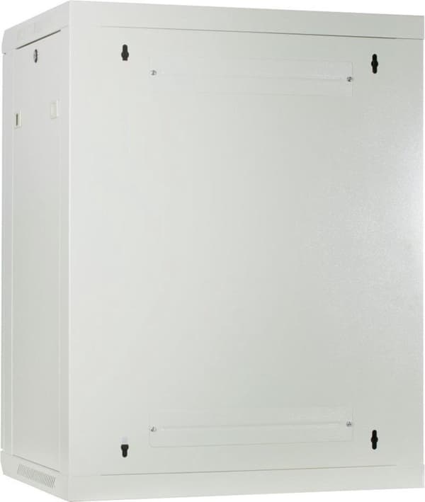 15U hvidt overskab med glaslåge 600x450x770mm