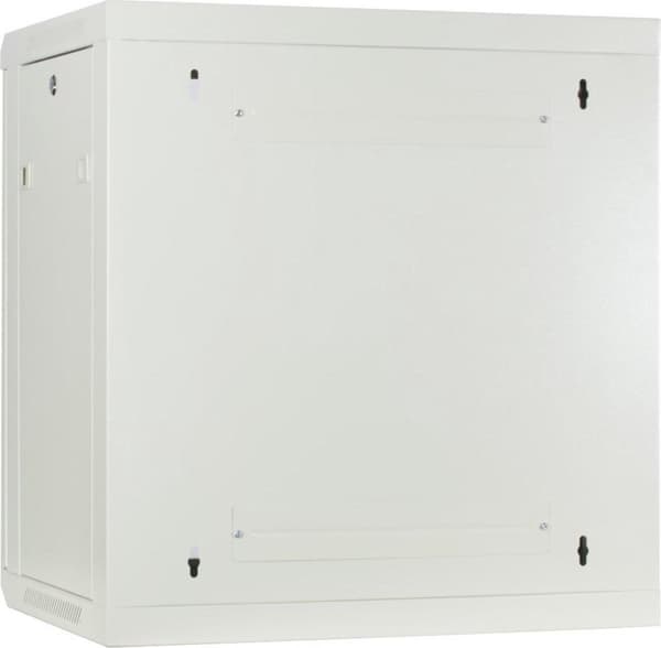 12U hvidt overskab med glaslåge 600x450x635mm
