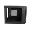 Miniatyrbild 4 av 7: StarTech.com 6U Väggmonterad serverrack - upp till 43 cm djup - Gångjärnskåpa - Nätverksskåp - Serverskåp - Skåp för rackskåp - Väggmonterbar - Svart