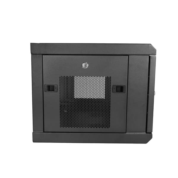 StarTech.com 6U Väggmonterad serverrack - upp till 43 cm djup - Gångjärnskåpa - Nätverksskåp - Serverskåp - Skåp för rackskåp - Väggmonterbar - Svart