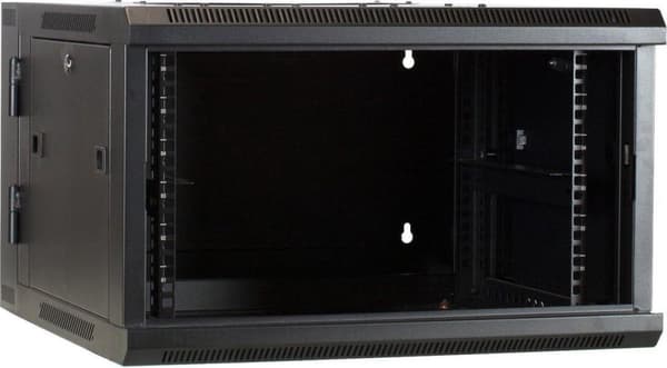 6U overskab (vip) med glaslåge 600x600x368mm