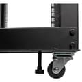 Miniatyrbillede 2 af 6: StarTech.com 8U åben rammestativ - 4 stolper - 22-40 tommer Justerbar dybde - stativ - åben ramme - 4 stolper - gulvstående - sort - 8U