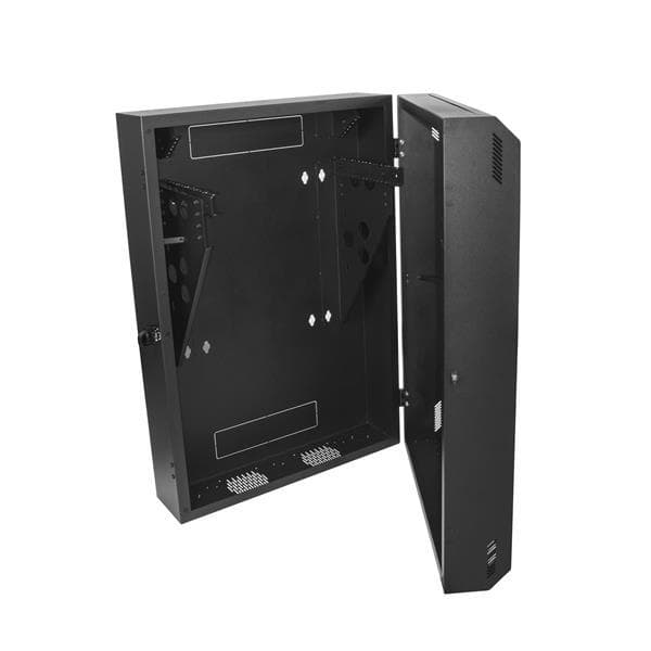 StarTech.com 6U vertikalt serverskåp - Nätverksskåp Väggmonterbart - 76 cm djupt - Skåp för rackskåp - Väggmonterbart - Svart - 6U