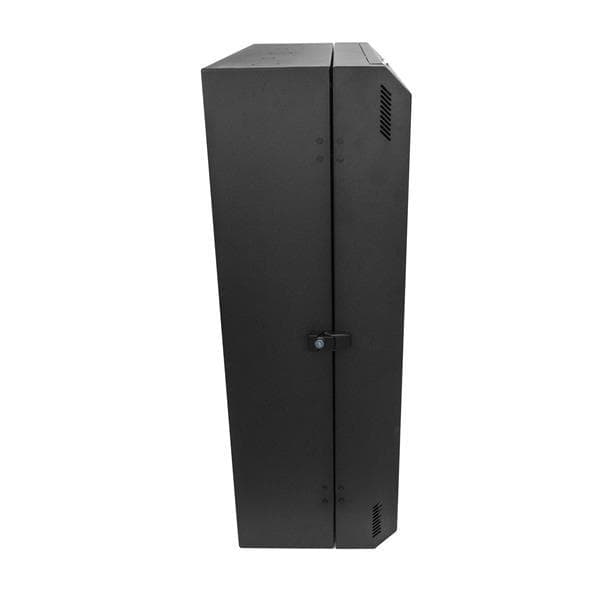 StarTech.com 6U vertikalt serverskåp - Nätverksskåp Väggmonterbart - 76 cm djupt - Skåp för rackskåp - Väggmonterbart - Svart - 6U