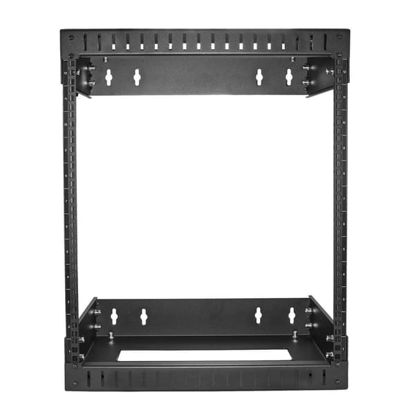StarTech.com 12U vægmonteret serverrack med åben ramme serverskab op til 20'' dybt